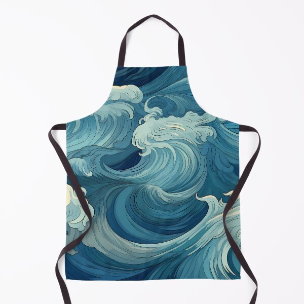 Item preview, Ocean Waves Claymation Inspired Art #11 designed and sold by CareToCanvas.