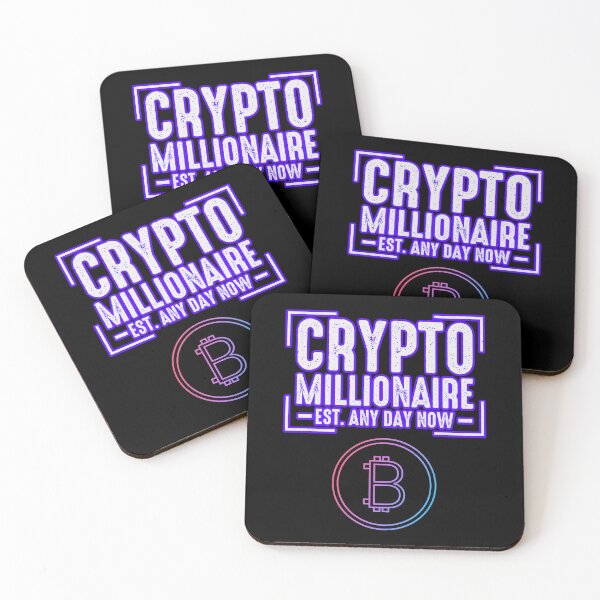 Item preview, Crypto Millionaire Any Day Now designed and sold by WoodburyLake.