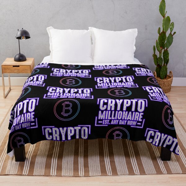 Item preview, Crypto Millionaire Any Day Now designed and sold by WoodburyLake.