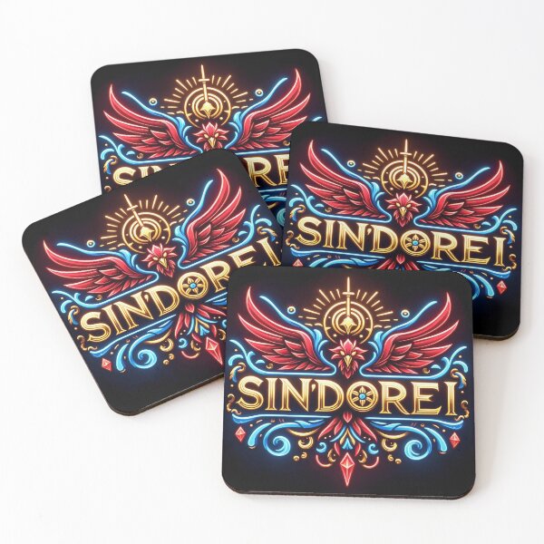Item preview, Blood Elf / Sin'dorei World of Warcraft Inspired Neon Crest designed and sold by CandyCrab.