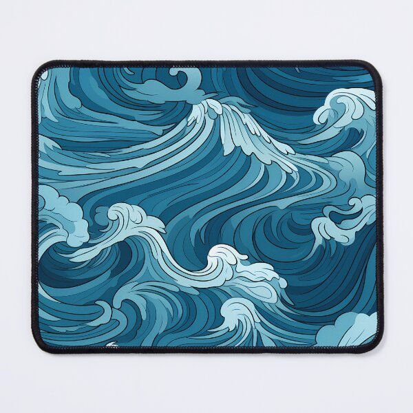 Item preview, Ocean Waves Claymation Inspired Art #12 designed and sold by CareToCanvas.