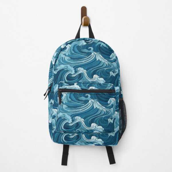 Item preview, Ocean Waves Claymation Inspired Art #12 designed and sold by CareToCanvas.
