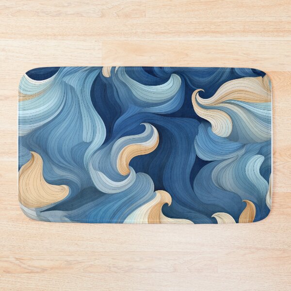 Item preview, Ocean Waves Claymation Inspired Art #13 designed and sold by CareToCanvas.