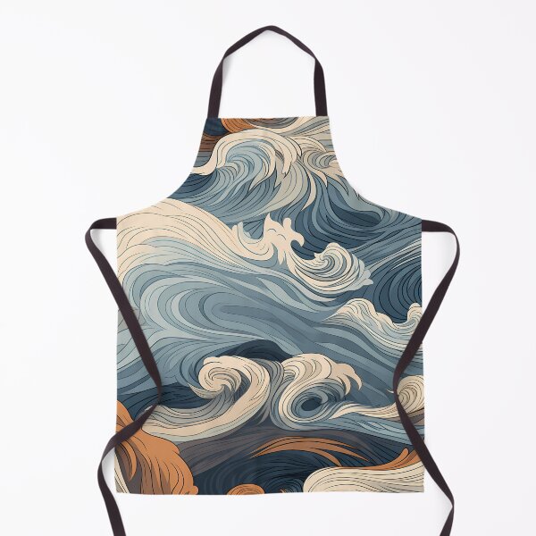 Item preview, Ocean Waves Claymation Inspired Art #14 designed and sold by CareToCanvas.