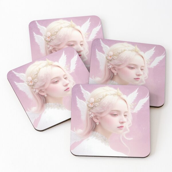 Item preview, Portrait of A Pink Angel designed and sold by DarkMystical.