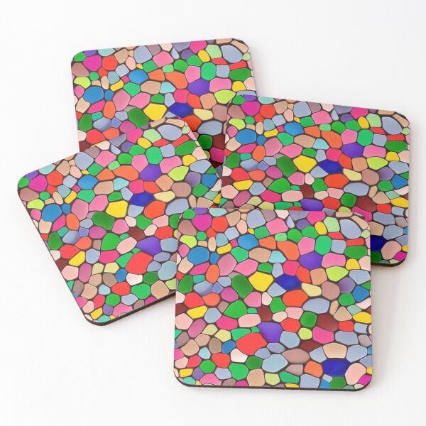 Item preview, Colorful Abstract Rock Mosaic Pattern designed and sold by calibrit.