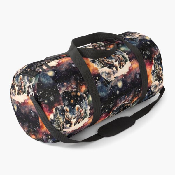 Item preview, Galactic Snowfall: Astronauts Through the Wormhole in the Cosmos Storm designed and sold by s-n-s-designs.