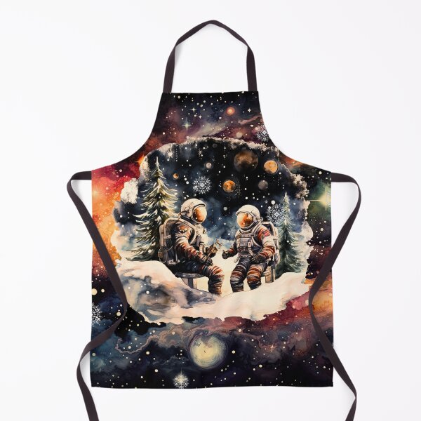 Item preview, Galactic Snowfall: Astronauts Through the Wormhole in the Cosmos Storm designed and sold by s-n-s-designs.