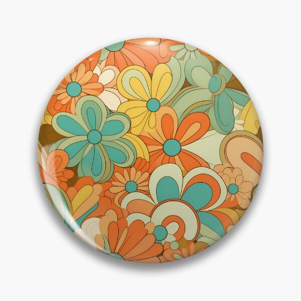 Item preview, Groovy 70's Theme Pattern #2 designed and sold by CareToCanvas.