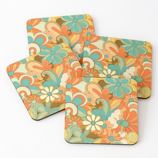 Item preview, Groovy 70's Theme Pattern #2 designed and sold by CareToCanvas.