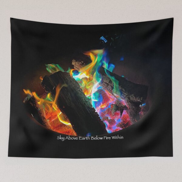 Item preview,  Fire Magic, Rainbow, Sky Above, Earth Below, Fire within,    designed and sold by aadventures.