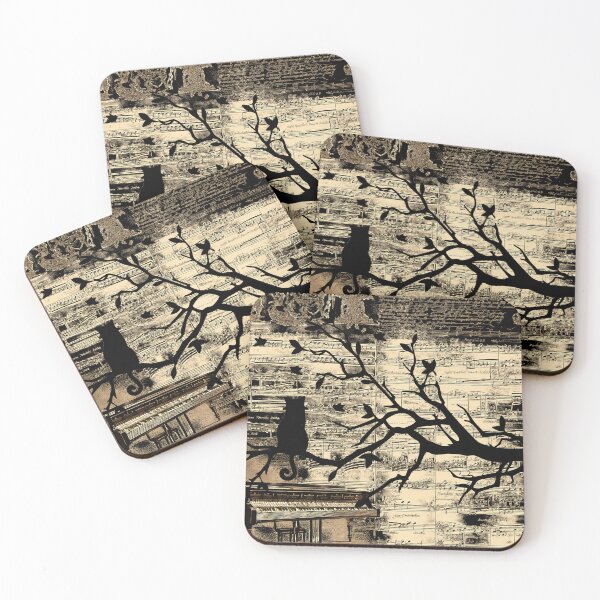 Item preview, cats playing with sheet music 5 designed and sold by rafal12345.