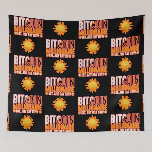 Item preview, Crypto Millionaire Any Day Now designed and sold by WoodburyLake.