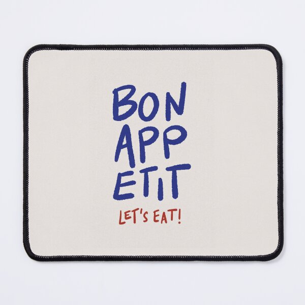 Item preview, bon appetit, let's eat, french, france, food lover, chic, kitchen, minimalist designed and sold by peachcakecanvas.