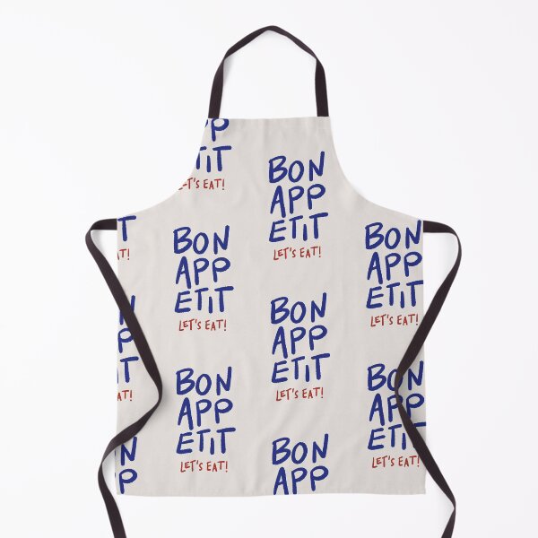 Item preview, bon appetit, let's eat, french, france, food lover, chic, kitchen, minimalist designed and sold by peachcakecanvas.