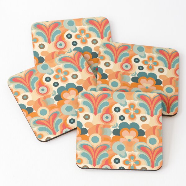 Item preview, Groovy 70's Theme Pattern #3 designed and sold by CareToCanvas.