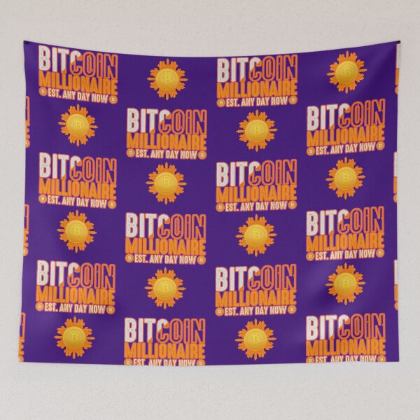 Item preview, Crypto Millionaire Any Day Now designed and sold by WoodburyLake.