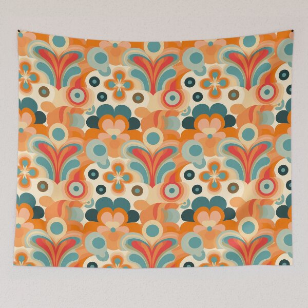 Item preview, Groovy 70's Theme Pattern #3 designed and sold by CareToCanvas.