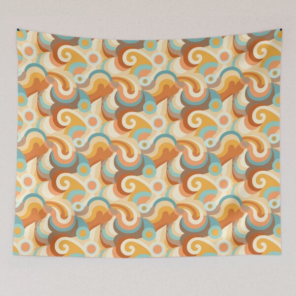 Item preview, Groovy 70's Theme Pattern #4 designed and sold by CareToCanvas.
