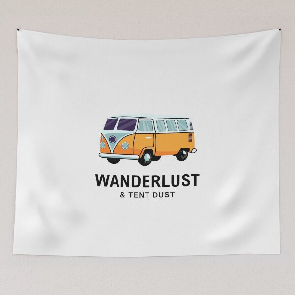 Item preview, Wanderlust camping hiking designed and sold by BreadnButter97.