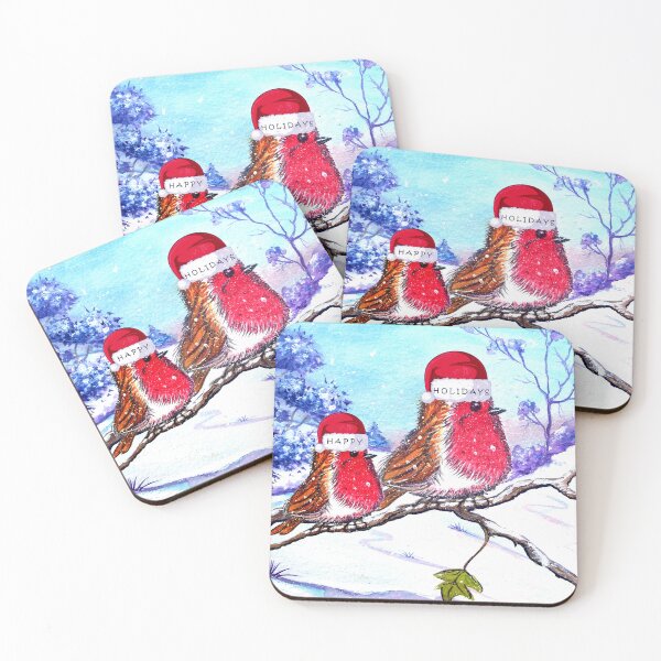 Item preview, Happy Holidays from the Red Robins!  designed and sold by Linda Callaghan.