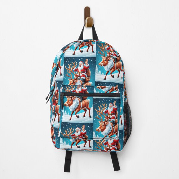 Item preview, Cute Santa Riding Reindeer designed and sold by Itsheartshop.