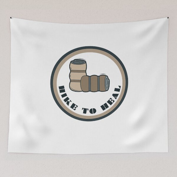 Item preview, Hike to heal camping hiking designed and sold by BreadnButter97.