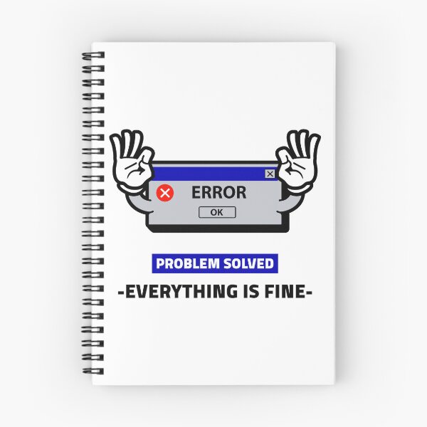 Item preview, Problem Solved Everything is Fine designed and sold by crazydotdesigns.