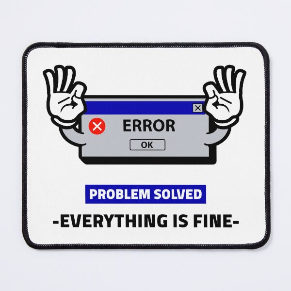 Item preview, Problem Solved Everything is Fine designed and sold by crazydotdesigns.