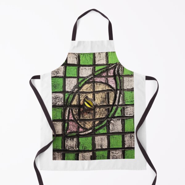 Item preview, green checkered print eye designed and sold by visualexperienc.