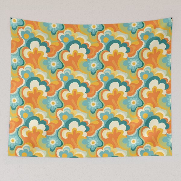 Item preview, Groovy 70's Theme Pattern #5 designed and sold by CareToCanvas.