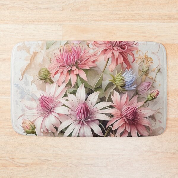 Artikelvorschau, 001 Bachelor Button Flower Bouquet entworfen und verkauft von Alexis Art Collection.