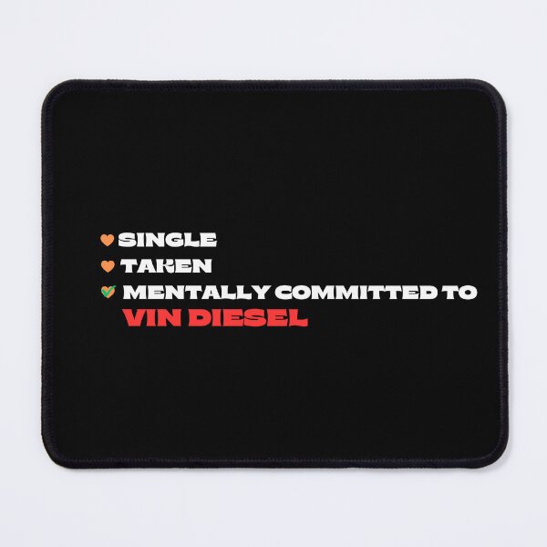 Item preview, Mentally Committed To Vin Diesel designed and sold by Itsheartshop.