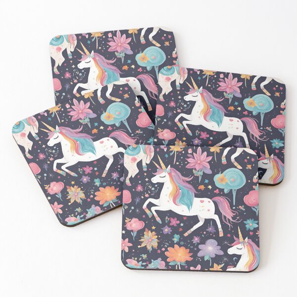 Item preview, Prancing Unicorn with Flowers designed and sold by AnimaliaStar.