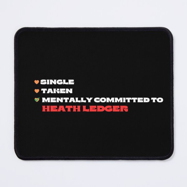 Item preview, Mentally Committed To Heath Ledger designed and sold by Itsheartshop.