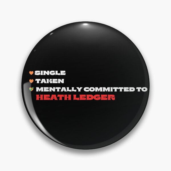 Item preview, Mentally Committed To Heath Ledger designed and sold by Itsheartshop.