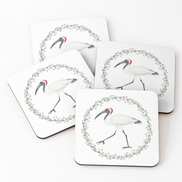 Item preview,  Australian White Bin Chicken with Christmas Wreath designed and sold by Sachithra Munasinghe.
