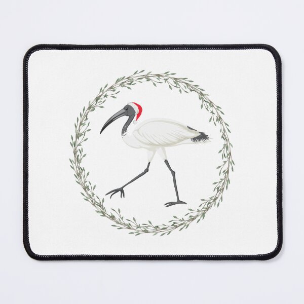 Item preview,  Australian White Bin Chicken with Christmas Wreath designed and sold by Sachithra Munasinghe.