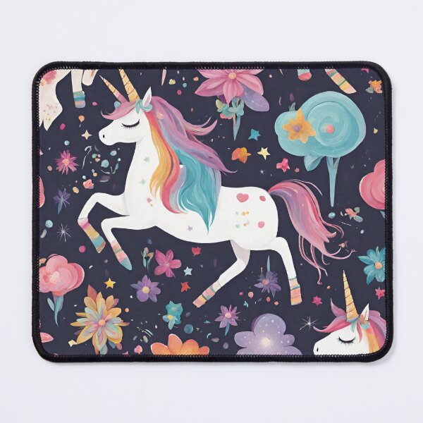 Item preview, Prancing Unicorn with Flowers designed and sold by AnimaliaStar.