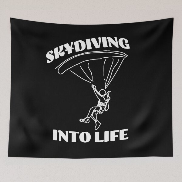 Item preview, Skydiving into Life with Parachute designed and sold by JoeStylistic.