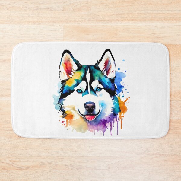 Item preview, Siberian Husky Watercolor designed and sold by Fredster1966.