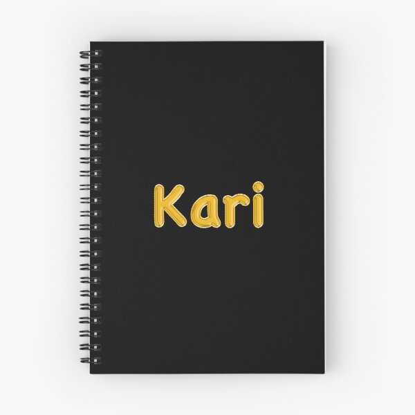 Item preview, Golden Balloon Foil Kari Name Label - (Black) designed and sold by NormadWorld.