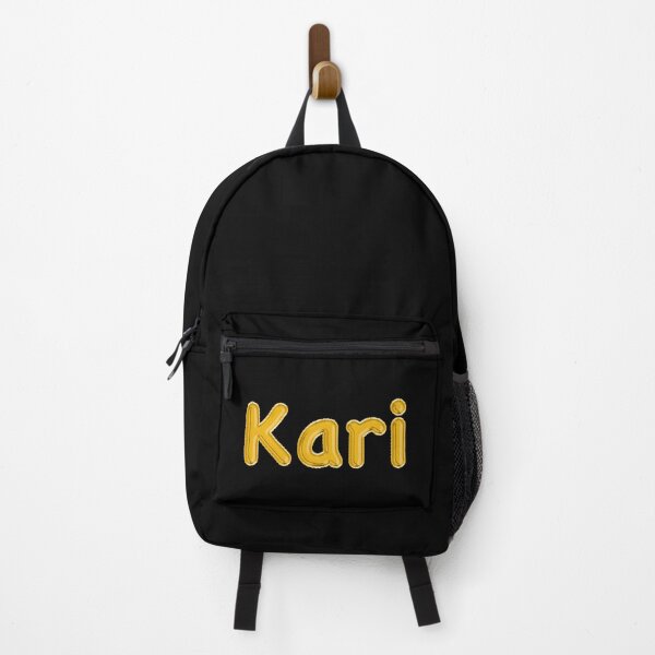 Item preview, Golden Balloon Foil Kari Name Label - (Black) designed and sold by NormadWorld.
