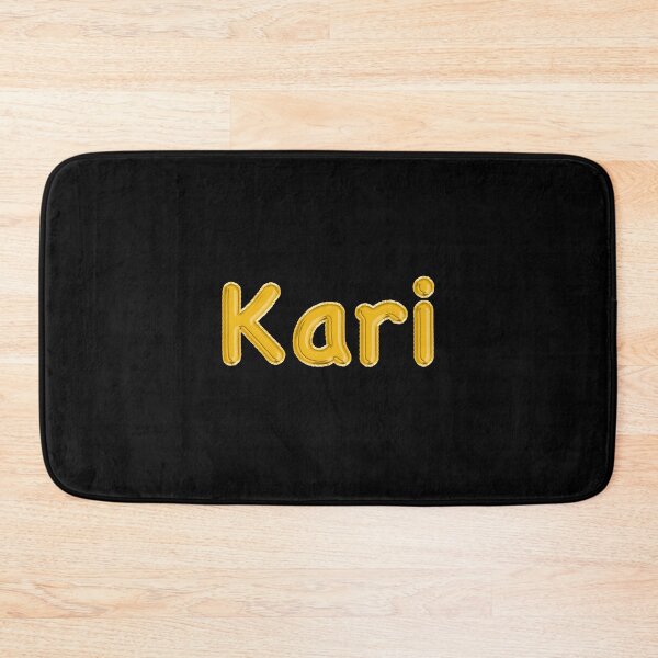 Item preview, Golden Balloon Foil Kari Name Label - (Black) designed and sold by NormadWorld.