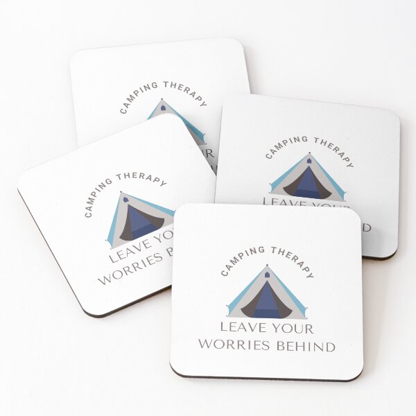 Item preview, Leave your worries behind camping hiking designed and sold by BreadnButter97.