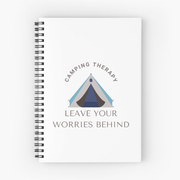 Item preview, Leave your worries behind camping hiking designed and sold by BreadnButter97.