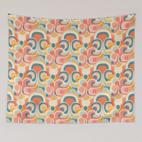 Item preview, Groovy 70's Theme Pattern #6 designed and sold by CareToCanvas.