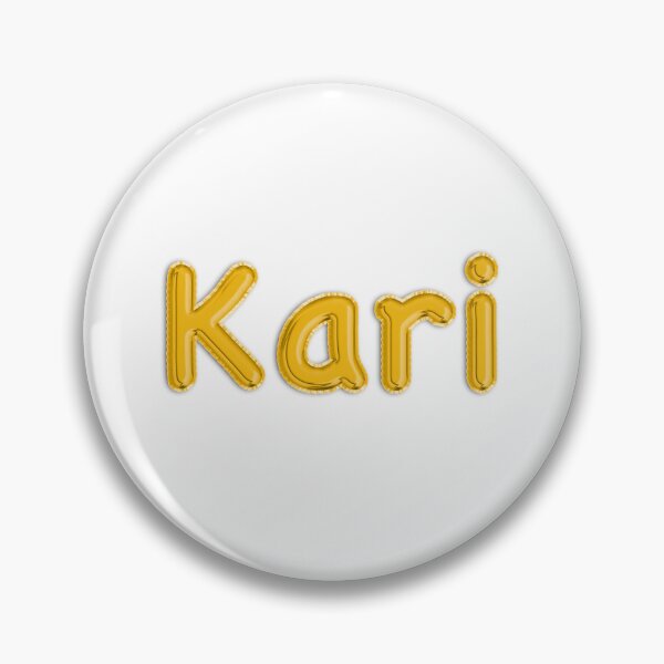 Item preview, Golden Balloon Foil Kari Name Label designed and sold by NormadWorld.