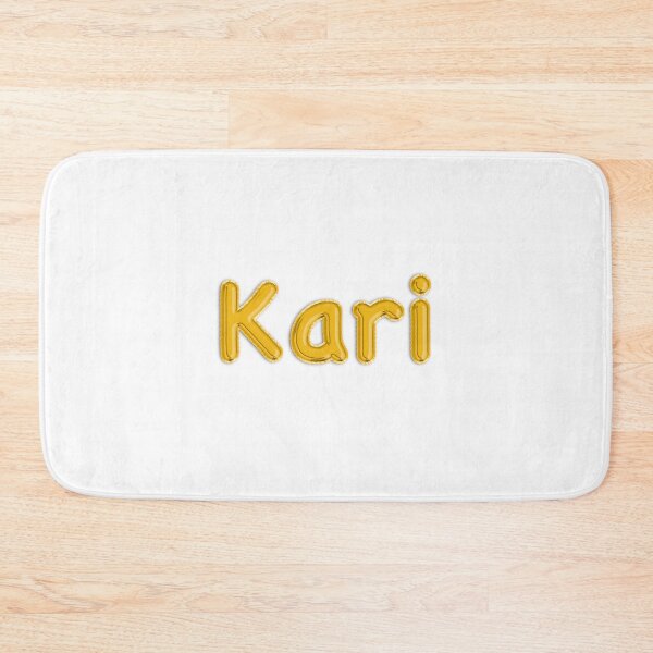Item preview, Golden Balloon Foil Kari Name Label designed and sold by NormadWorld.