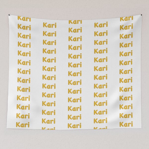 Item preview, Golden Balloon Foil Kari Name Label designed and sold by NormadWorld.